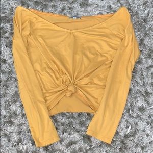 Charlotte Russe Tied up, long sleeve